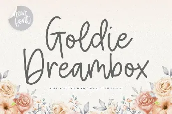 Goldie Dreambox Monoline Handwritten font