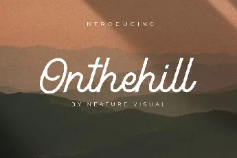 Onthehill Monoline Script font