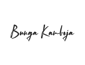 Bunga Kamboja font