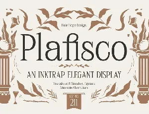 Plafisco font