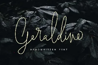 Geraldine Free font