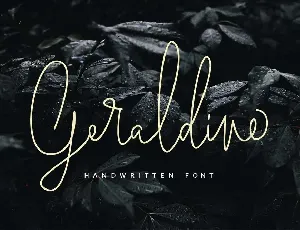 Geraldine Free font