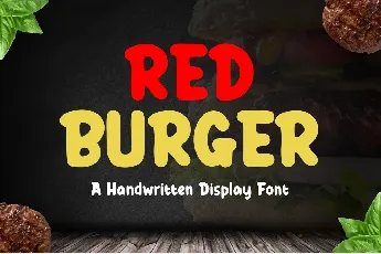 Red Burger font