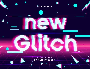 New Glitch Demo font