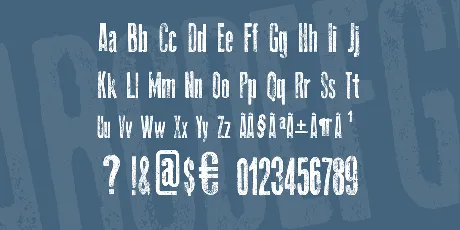 Thin Press font