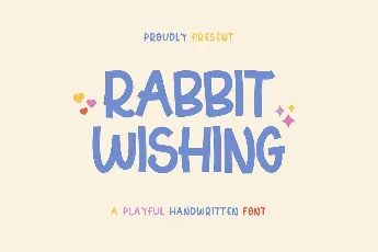 Rabbit Wishing font