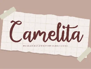 Camelita font