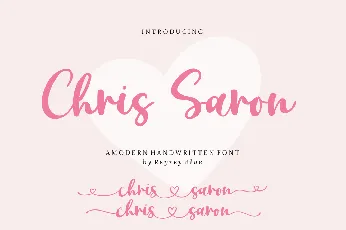 Chris Sharon font