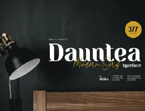 Dauntea font