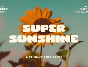 Super Sunshine font