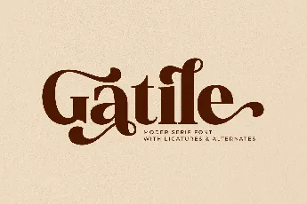 Gatile font