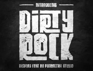 Dirty Rock Typeface font