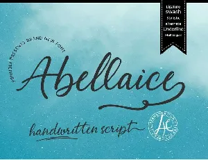 Abellaice font