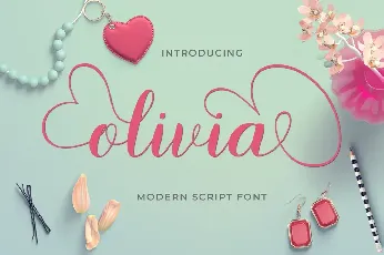 Olivia Script font