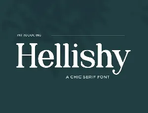 Hellishy font