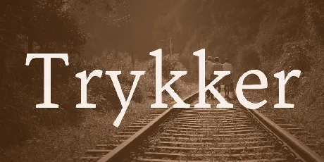 Trykker font