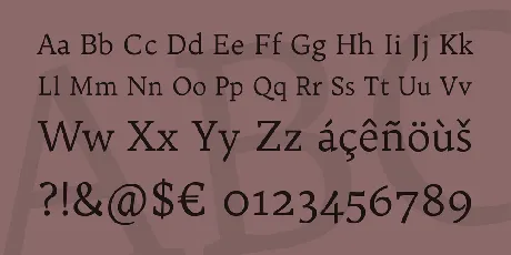 Trykker font