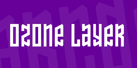 Ozone Layer font