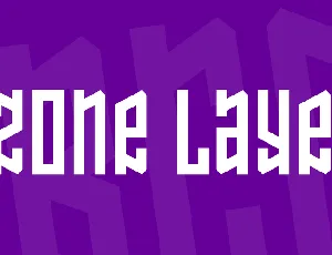 Ozone Layer font