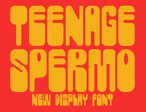 TF Spermo Demo font