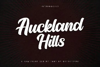 Auckland Hills font