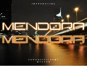 Mendora font