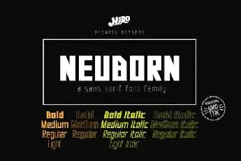 Neuborn Display font