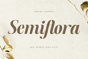 Semiflora font