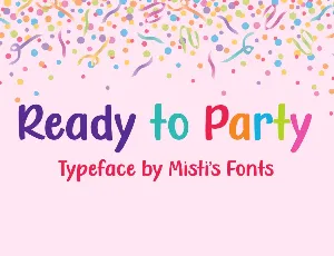 Ready to Party font