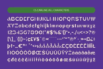 CS Carline font