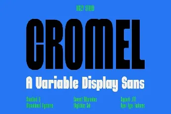 Cromel font