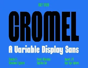 Cromel font