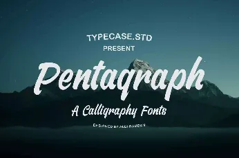 Pentagraph font