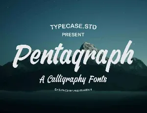 Pentagraph font