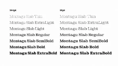 Montagu Family font