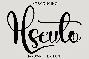 Hseuto font