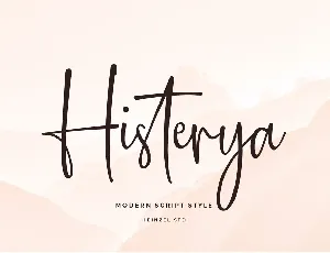 Histerya font