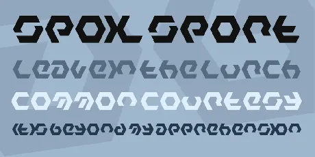 Hexample LDR font