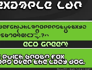 Hexample LDR font