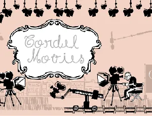 Cordel Movies font