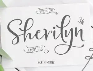 Sherilyn Script font