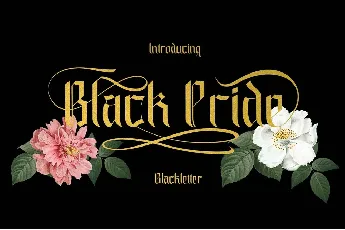 Black Pride font