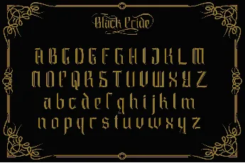 Black Pride font