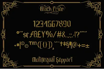 Black Pride font