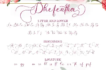 Dhefentha font