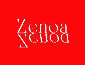 Zenoa Family font