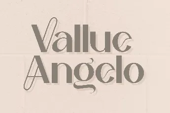 Vallue Angelo font