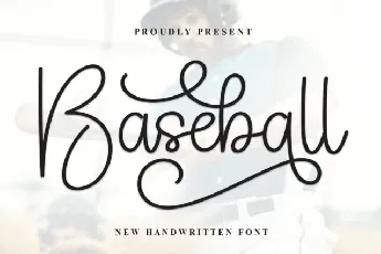 Baseball Script Typeface font