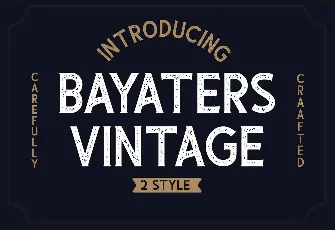 Bayaters font