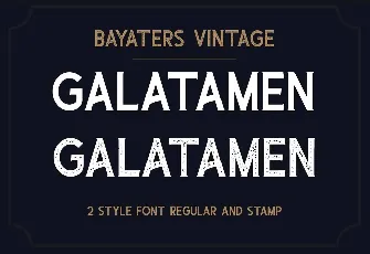 Bayaters font